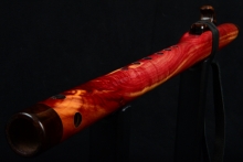 Eastern Red Cedar Native American Flute, Minor, Mid A-4, #F14F